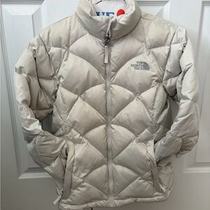 The North Face Women's Off-White Puffer Jacket